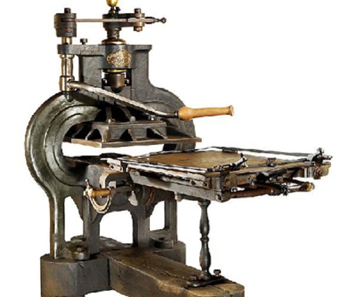 铁质印刷机 铁质印刷机