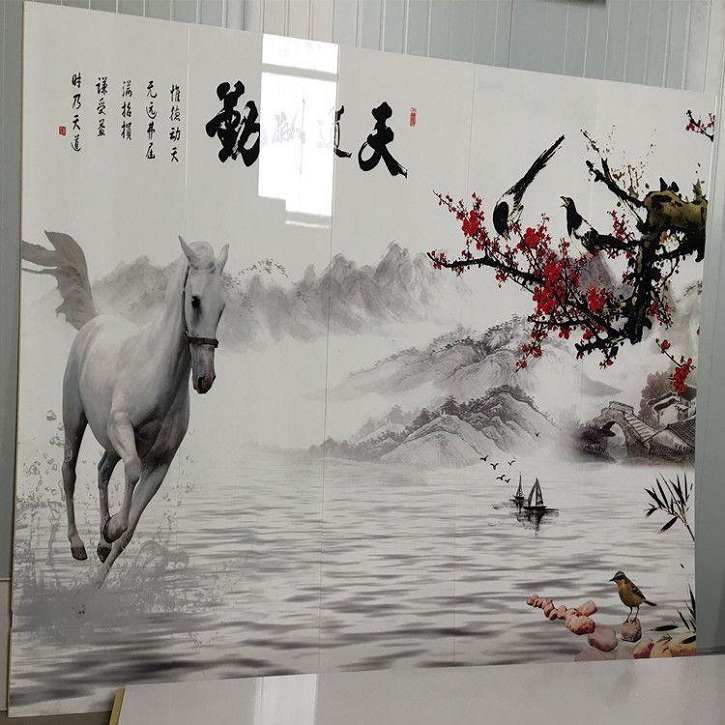 石材背景墙-渗透大板和UV大板的优劣势